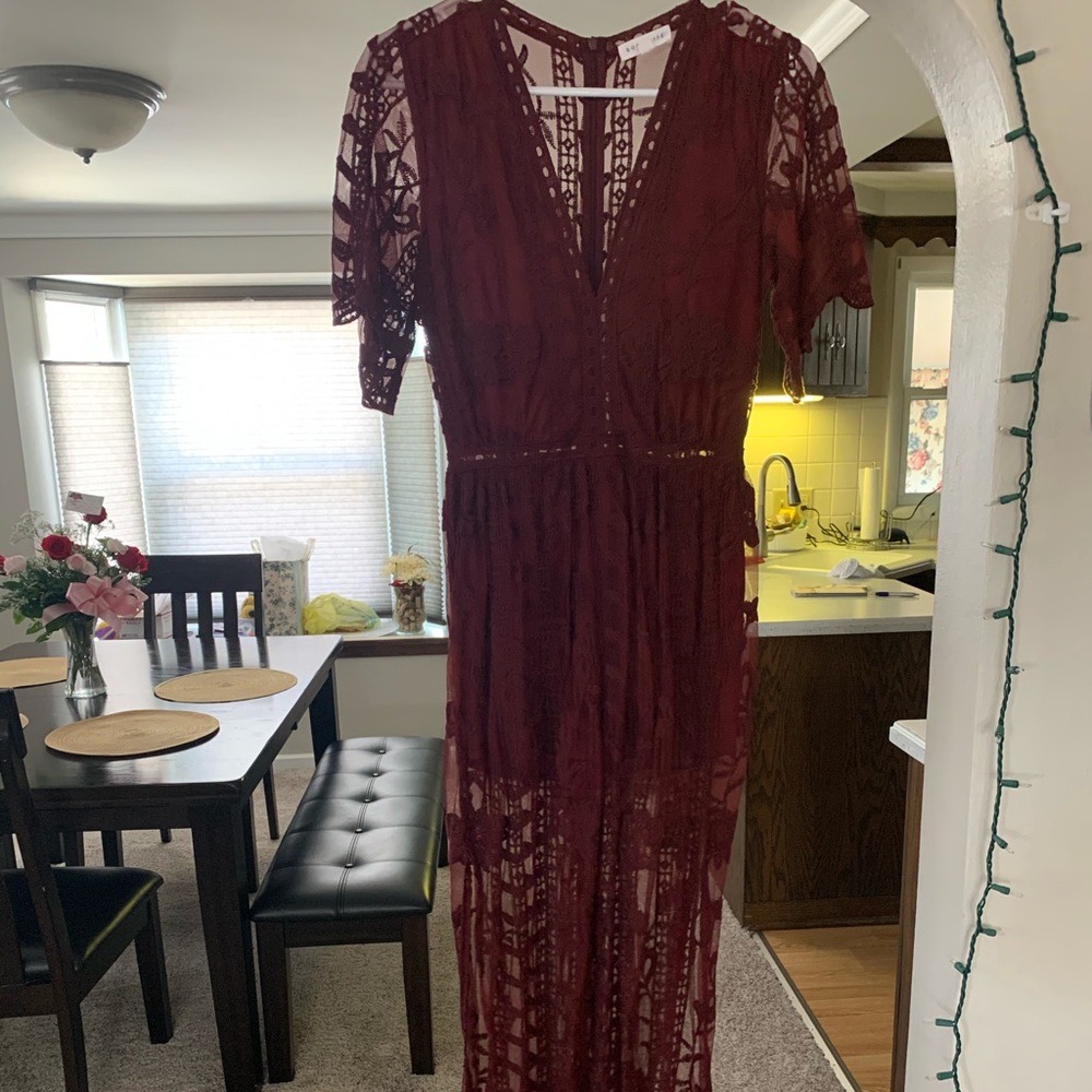 Maroon dress